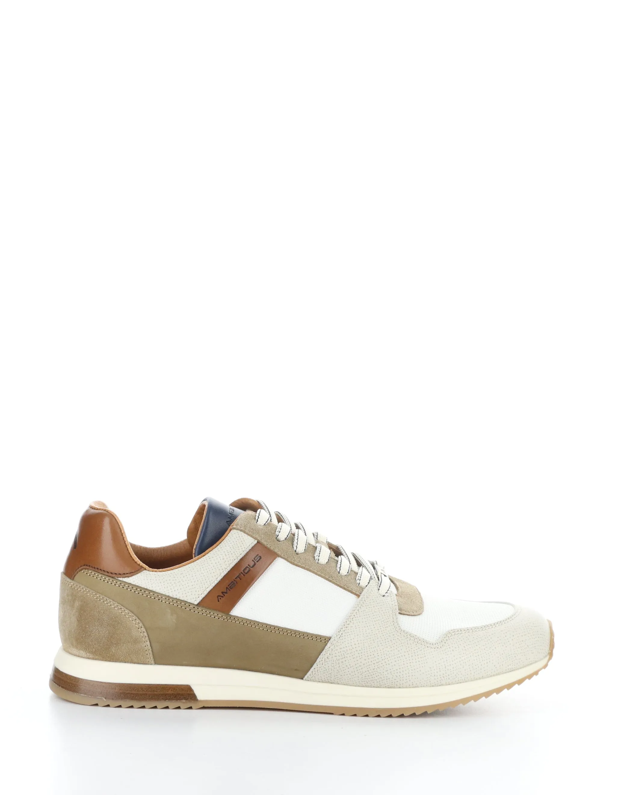 11240 GREY/OFF WHITE/CAMEL Lace-up Shoes