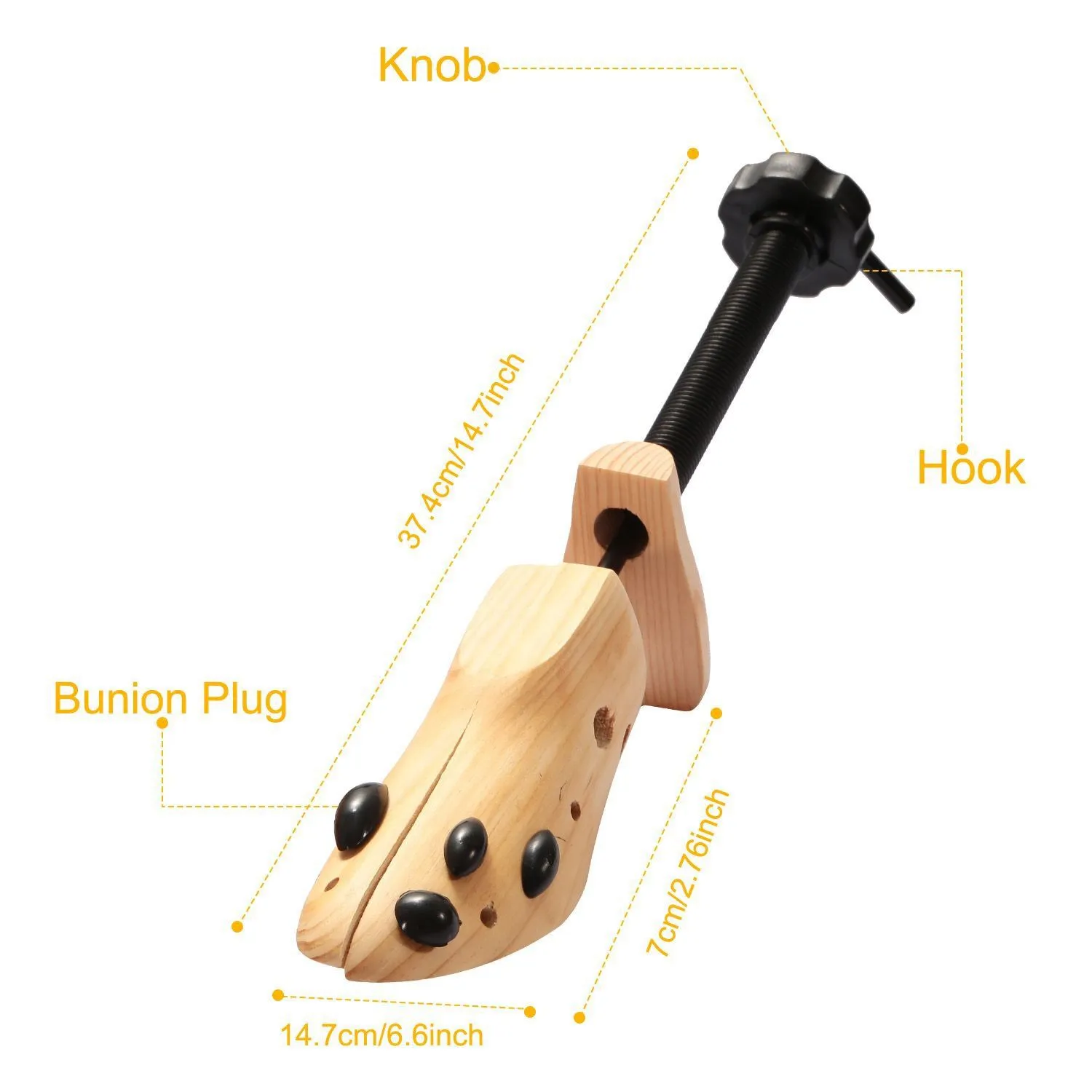 2-Piece: Shoe Stretcher 2-Way Shoe