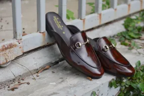 701 Slipper Horsebit Burgundy