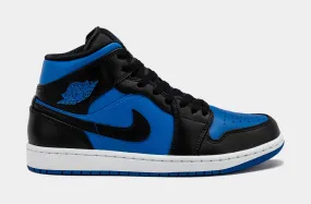 Air Jordan 1 Retro Mid Varsity Royal Mens Lifestyle Shoes (Blue/Black)