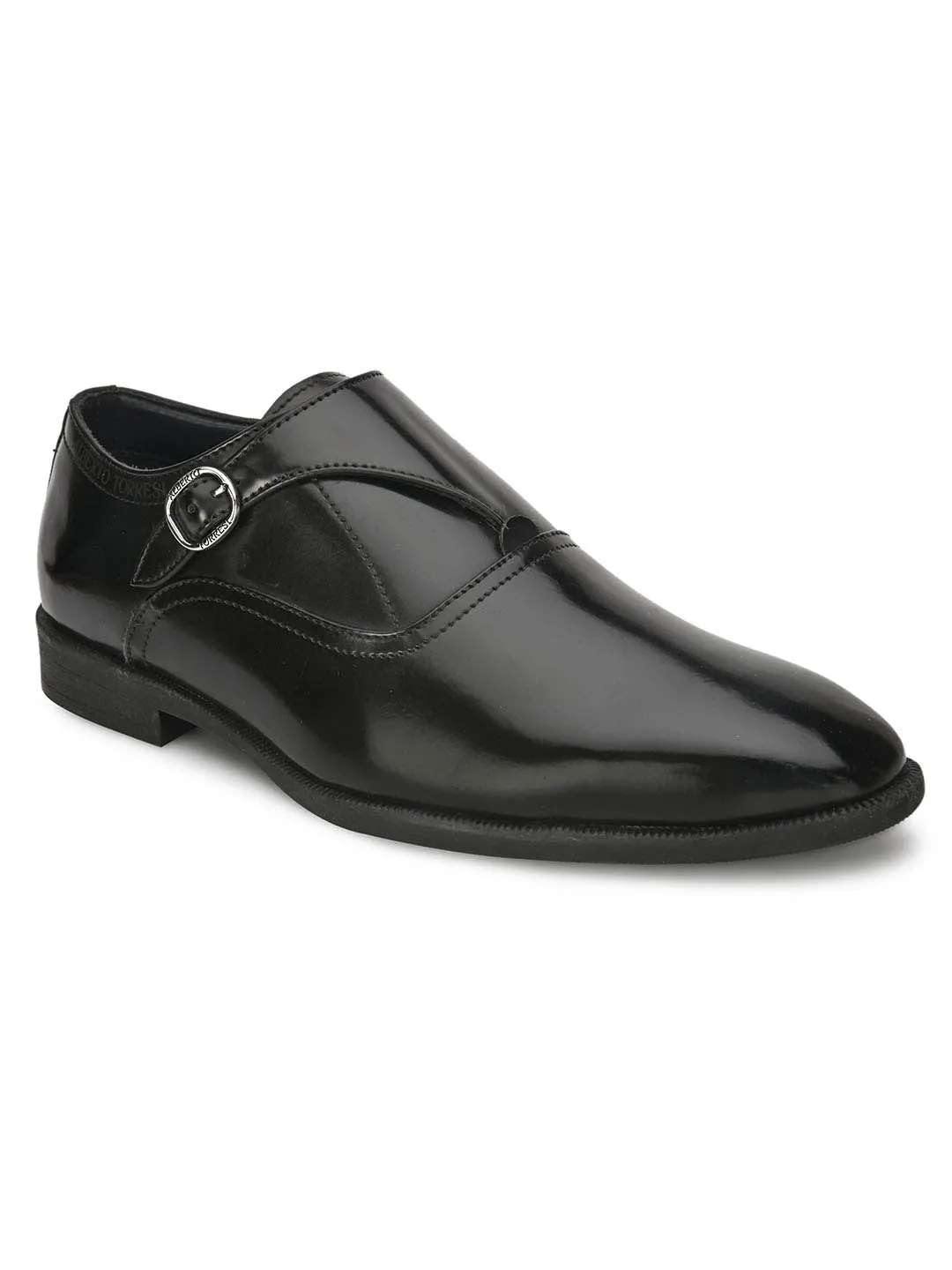 Alberto Torresi Black Slipon formal Shoes