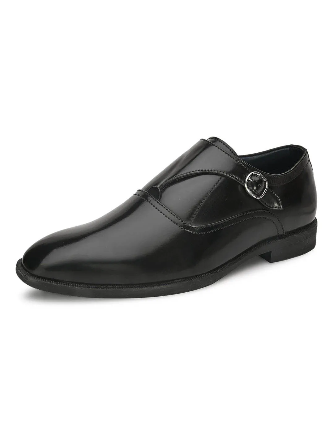 Alberto Torresi Black Slipon formal Shoes