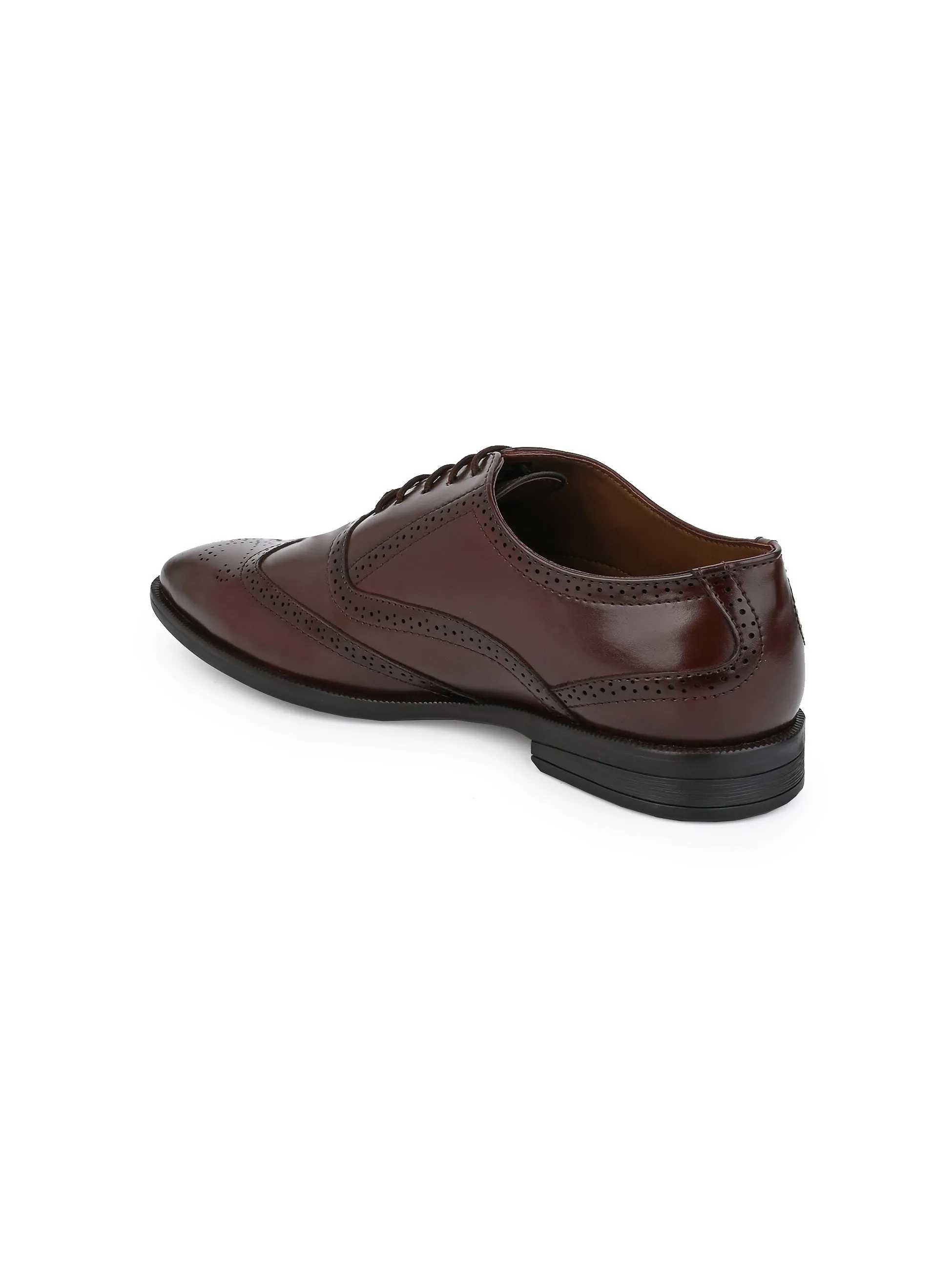 Alberto Torresi Brown formal Brogue Shoes