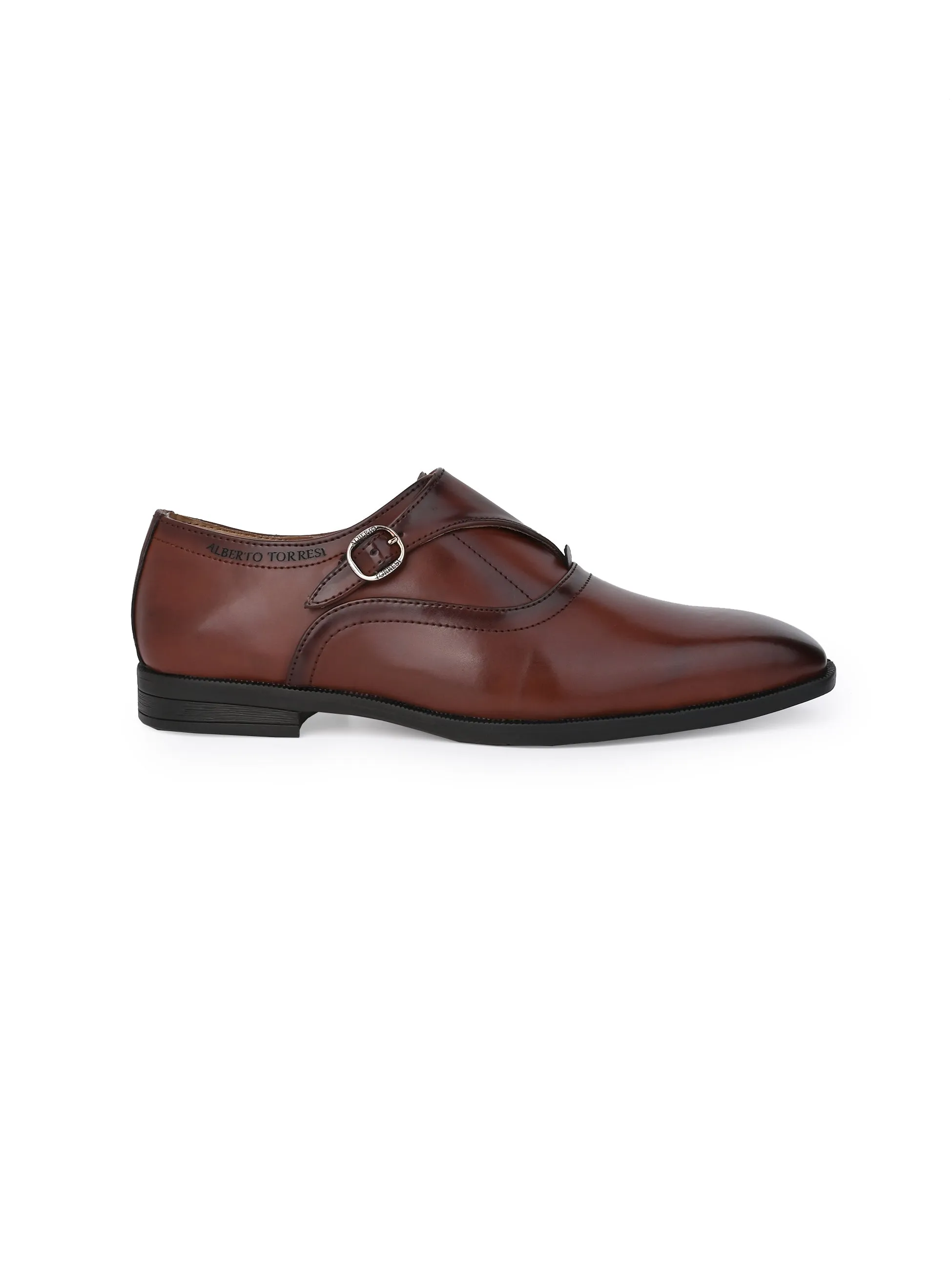 Alberto Torresi Dark Brown Slipon formal Shoes