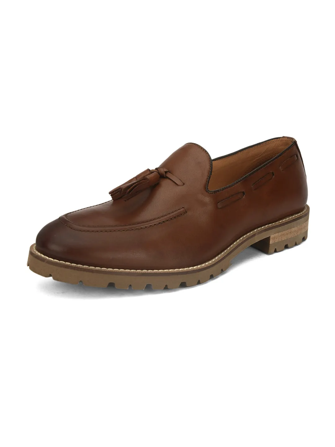 Alberto Torresi Mens Casual Slip-Ons With Tussel Casuals For Men