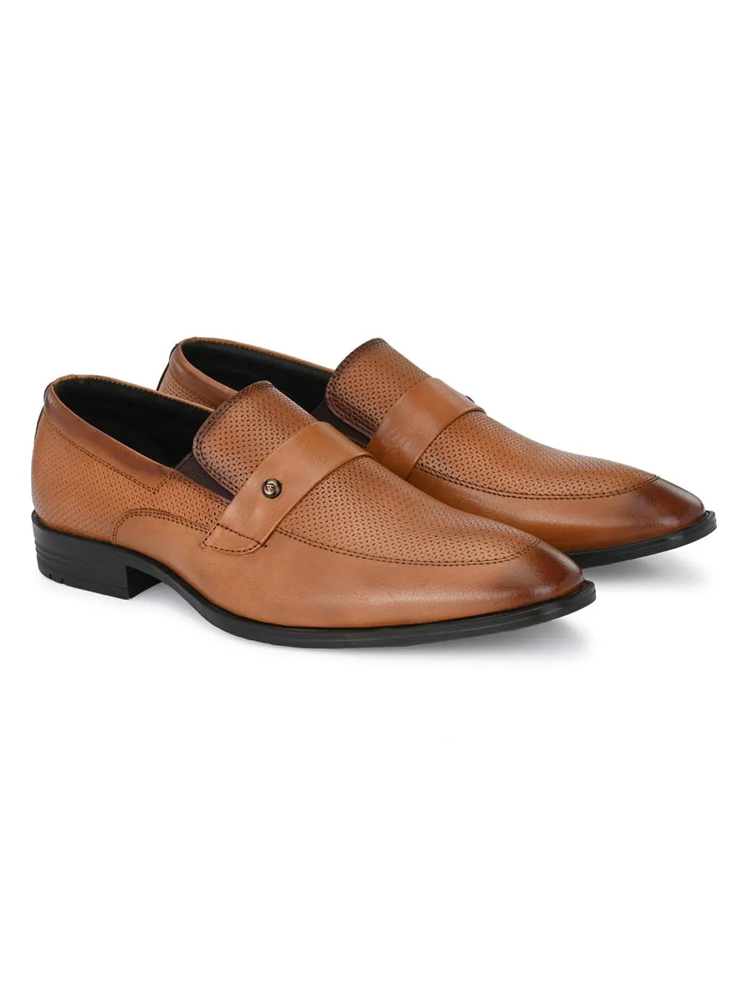 Alberto Torresi Tan Formal Shoe For Men