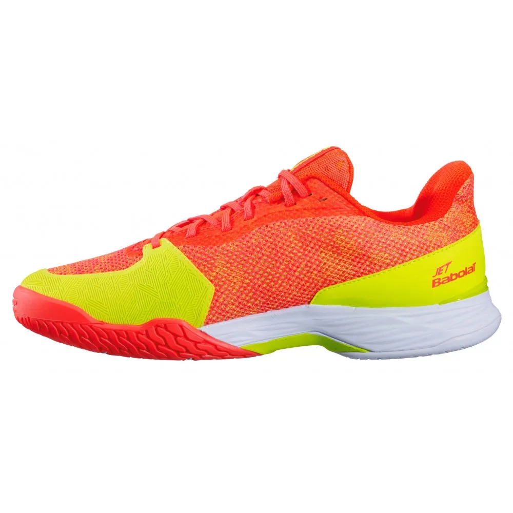 Babolat Jet TERE All Court Adults Orange Yellow Handball Volleyball Tennis Shoes