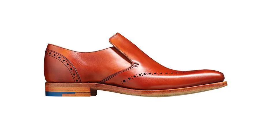 Barker Bourne Slip-on - Rosewood Calf