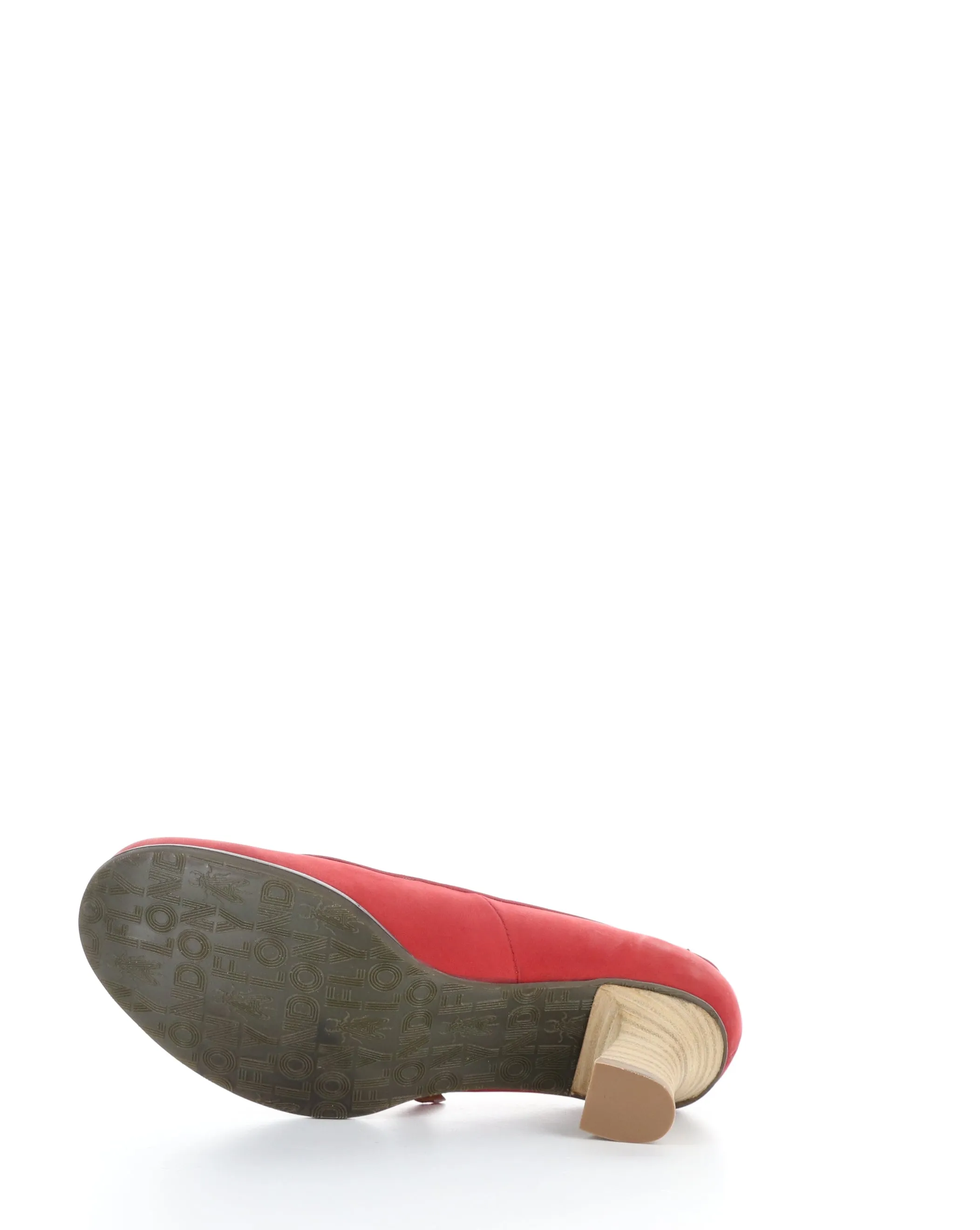 BEGI085FLY 001 SCARLET Round Toe Shoes