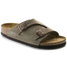 'Birkenstock' Women's Zurich Suede Leather Slide Sandal - Taupe