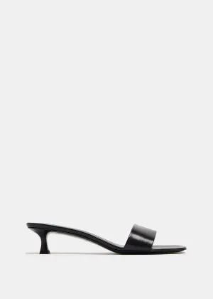 Black Combo 40mm Kitten-Heel Mules