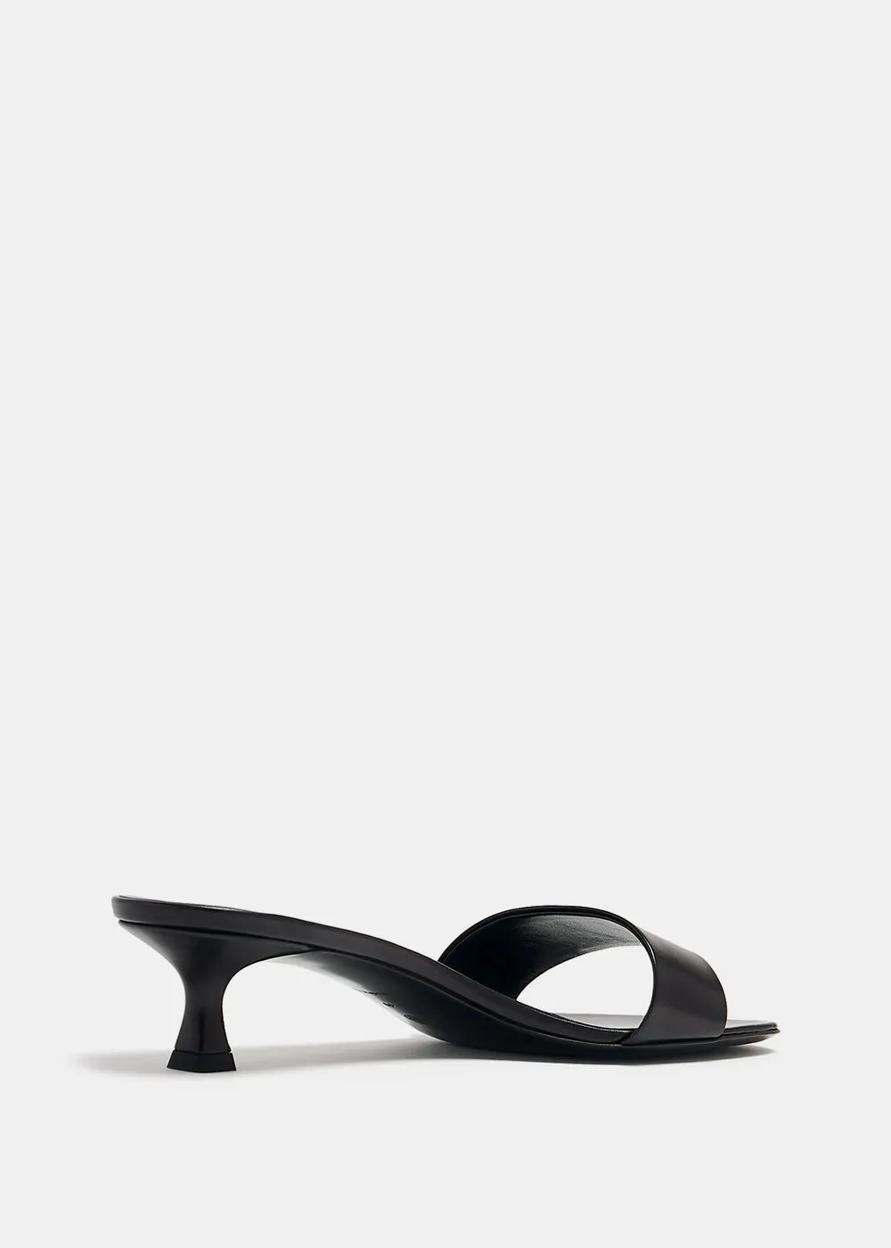 Black Combo 40mm Kitten-Heel Mules