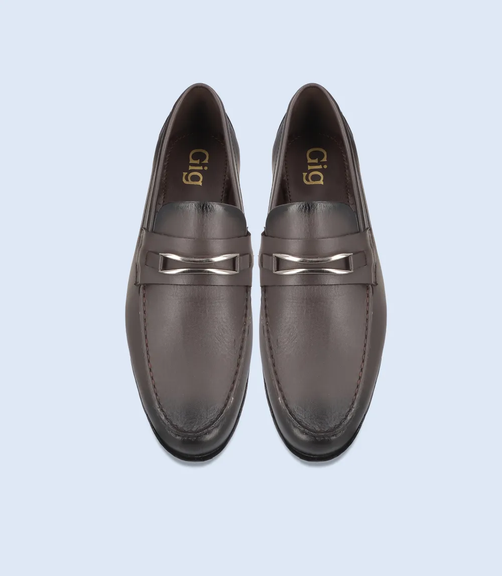 BM5252-ESPRESSO-Men Formal Slip-on's