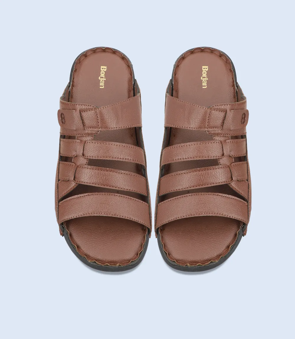 BM5527-BROWN-Men Slipper