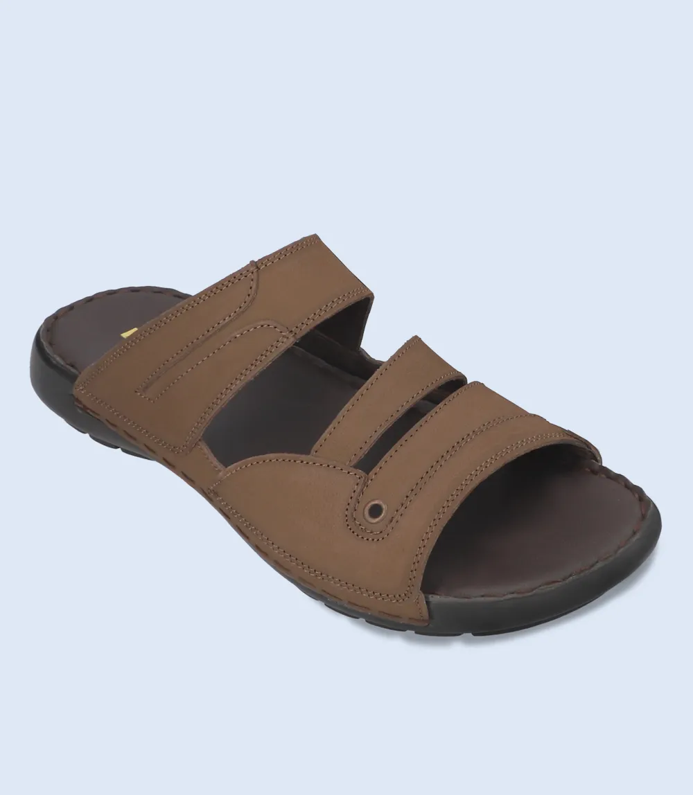 BM5665-BROWN-Men Slipper