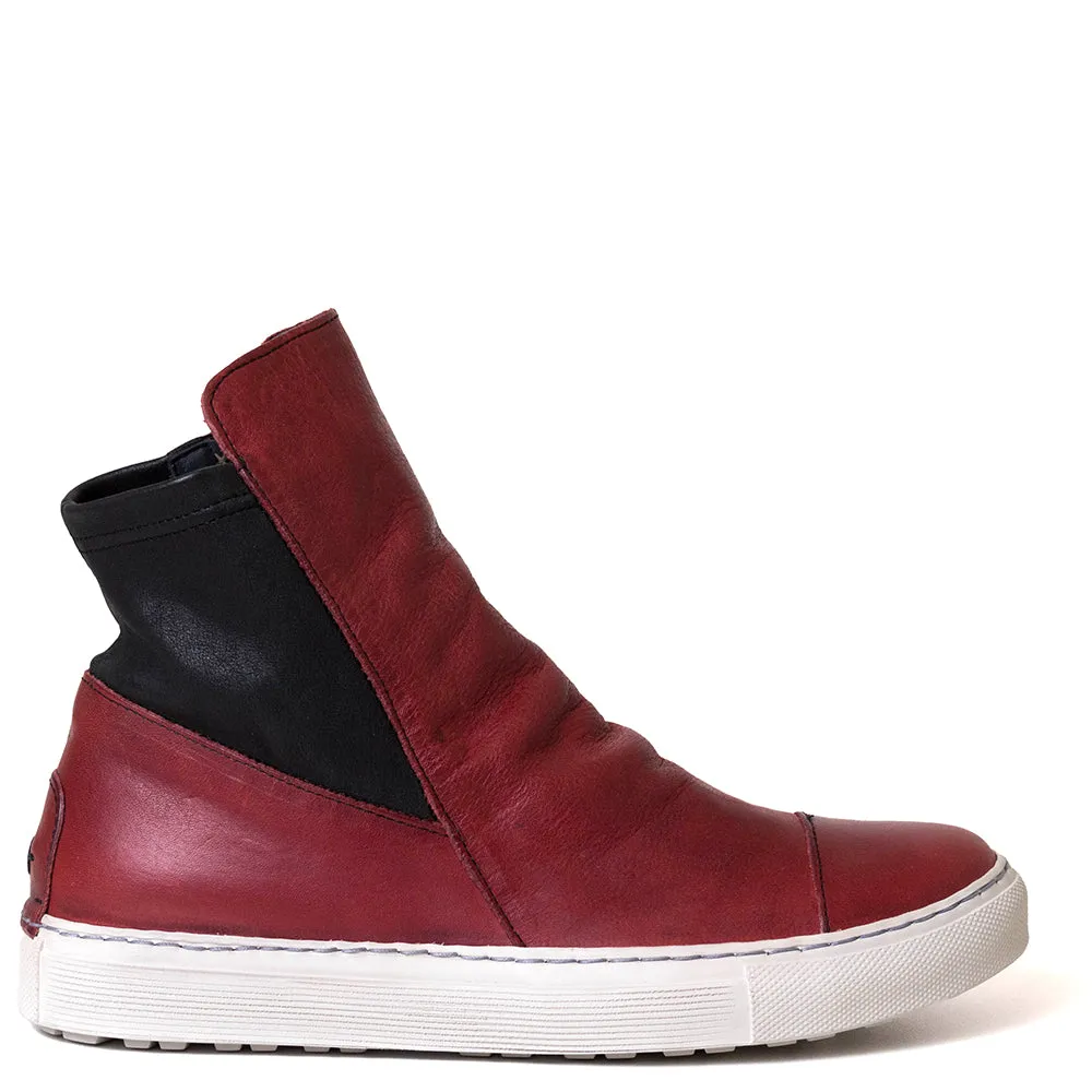 Bret Women's High-Rise Leather Sneaker