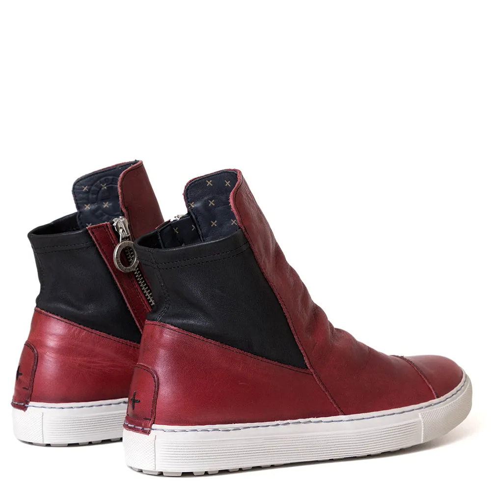 Bret Women's High-Rise Leather Sneaker