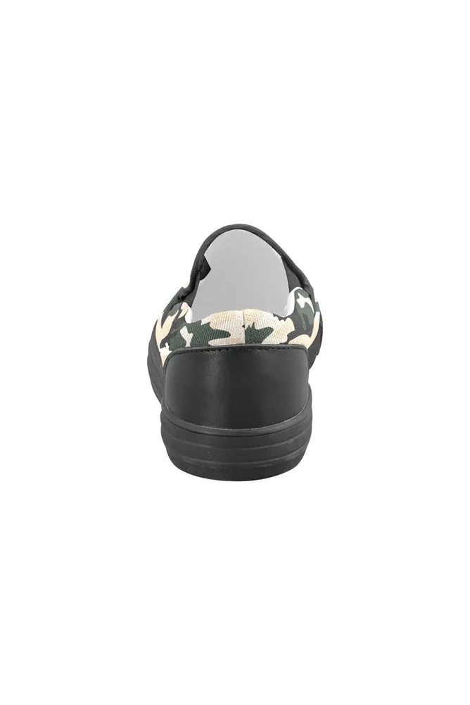 Camouflage Men's Slip-on Canvas Shoes