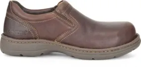 'Carolina' Men's BLVD 2.0 Aluminum Toe ESD Slip On - Brown