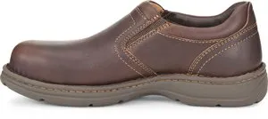 'Carolina' Men's BLVD 2.0 Aluminum Toe ESD Slip On - Brown