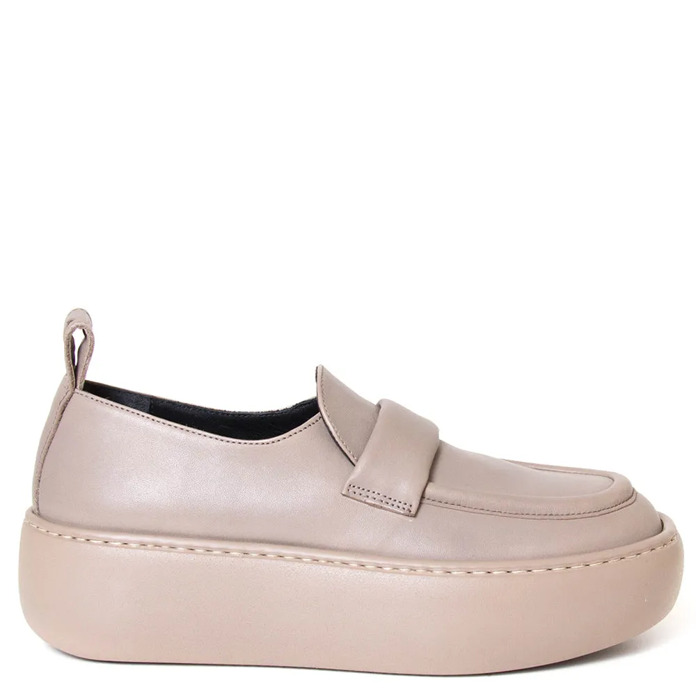 Casey Women's Platform Leather Loafer