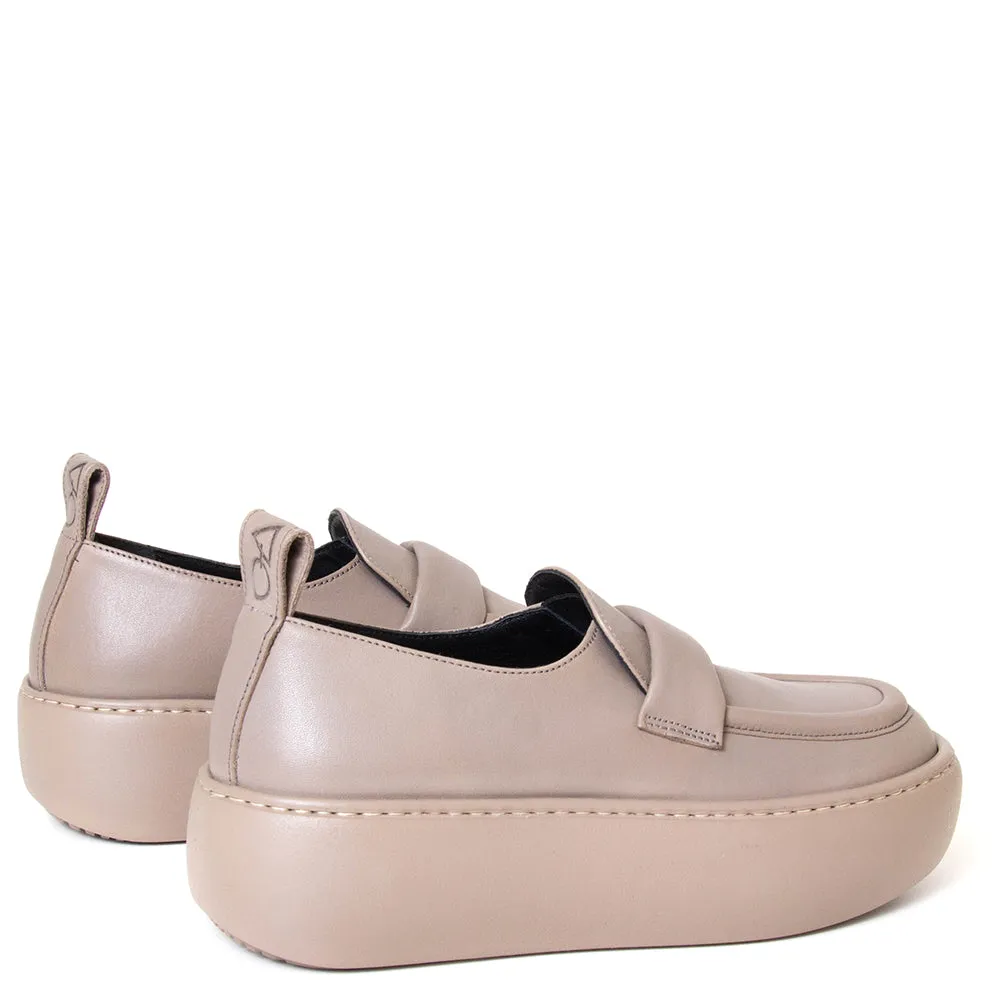 Casey Women's Platform Leather Loafer