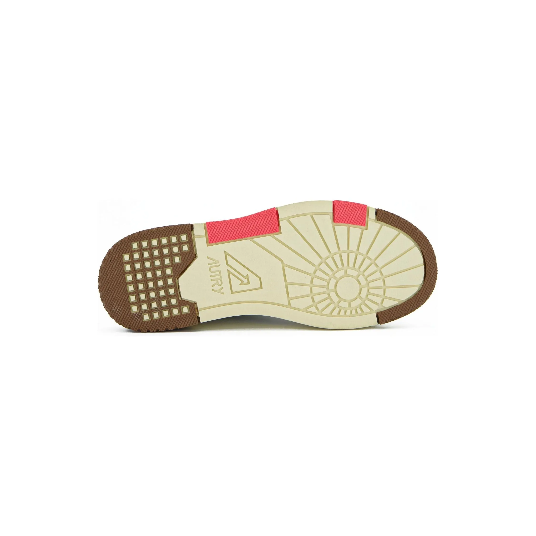 CLC LOW SNEAKERS IN WHITE, BROWN AND PINK LEATHER