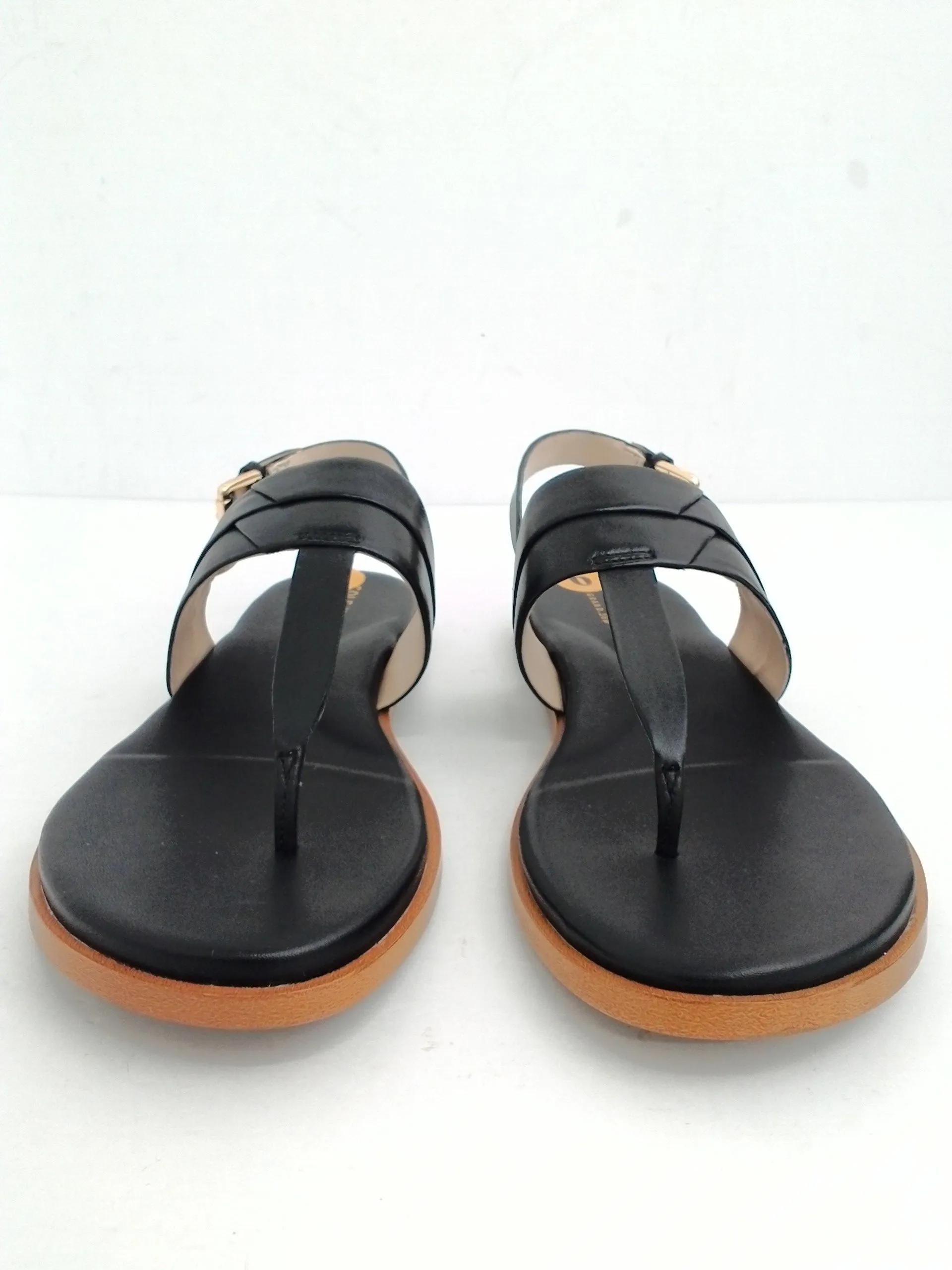 Cole Haan Women's Flat Black Thong Sandal Size 6 M