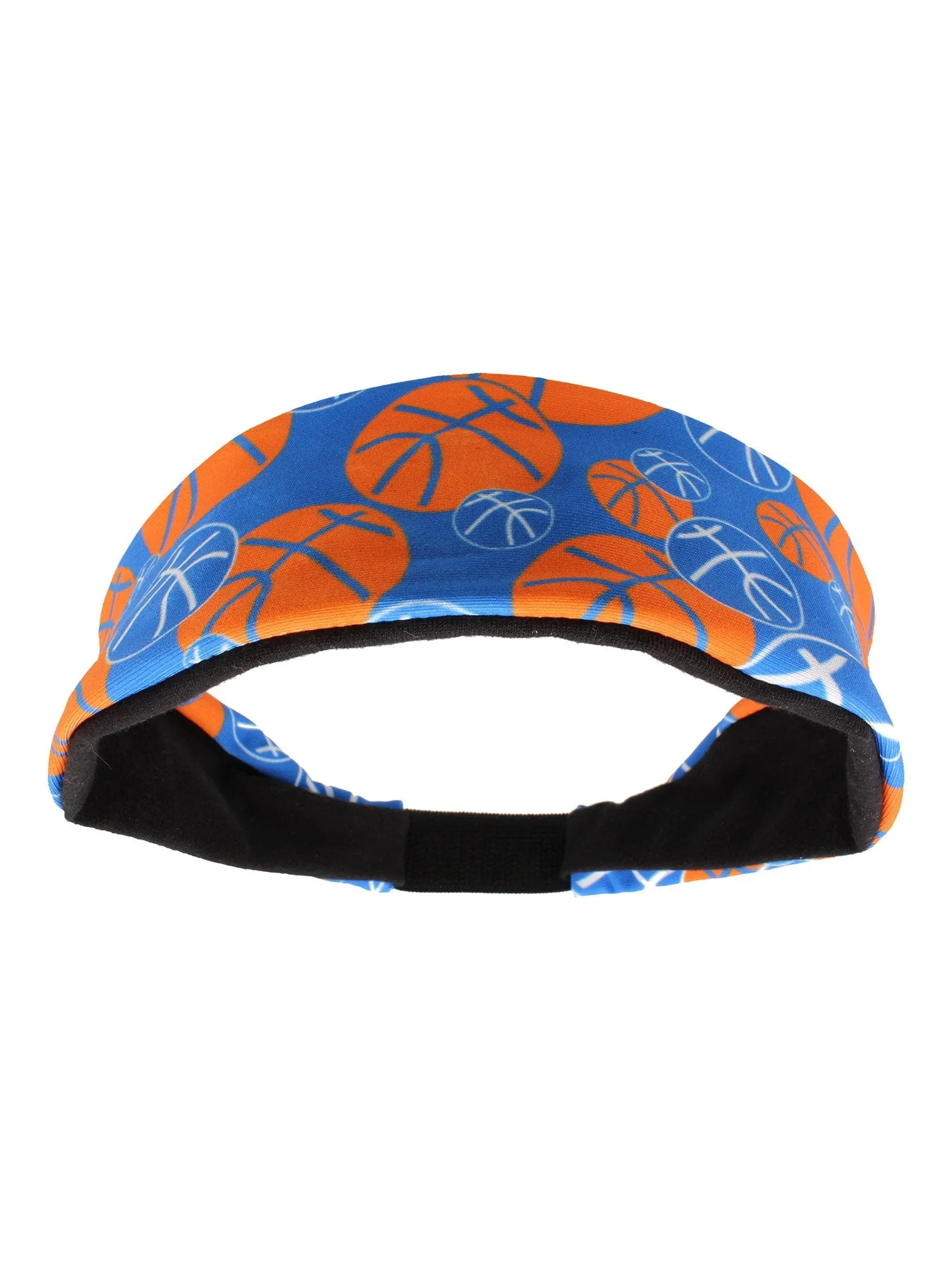 Crazy Girls Basketball Headband with Basketball Logos