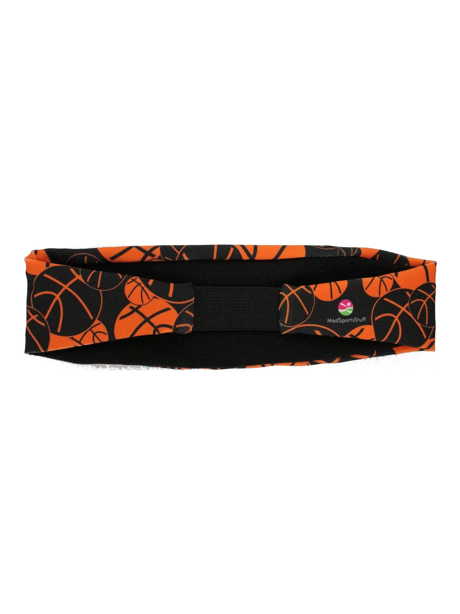 Crazy Girls Basketball Headband with Basketball Logos