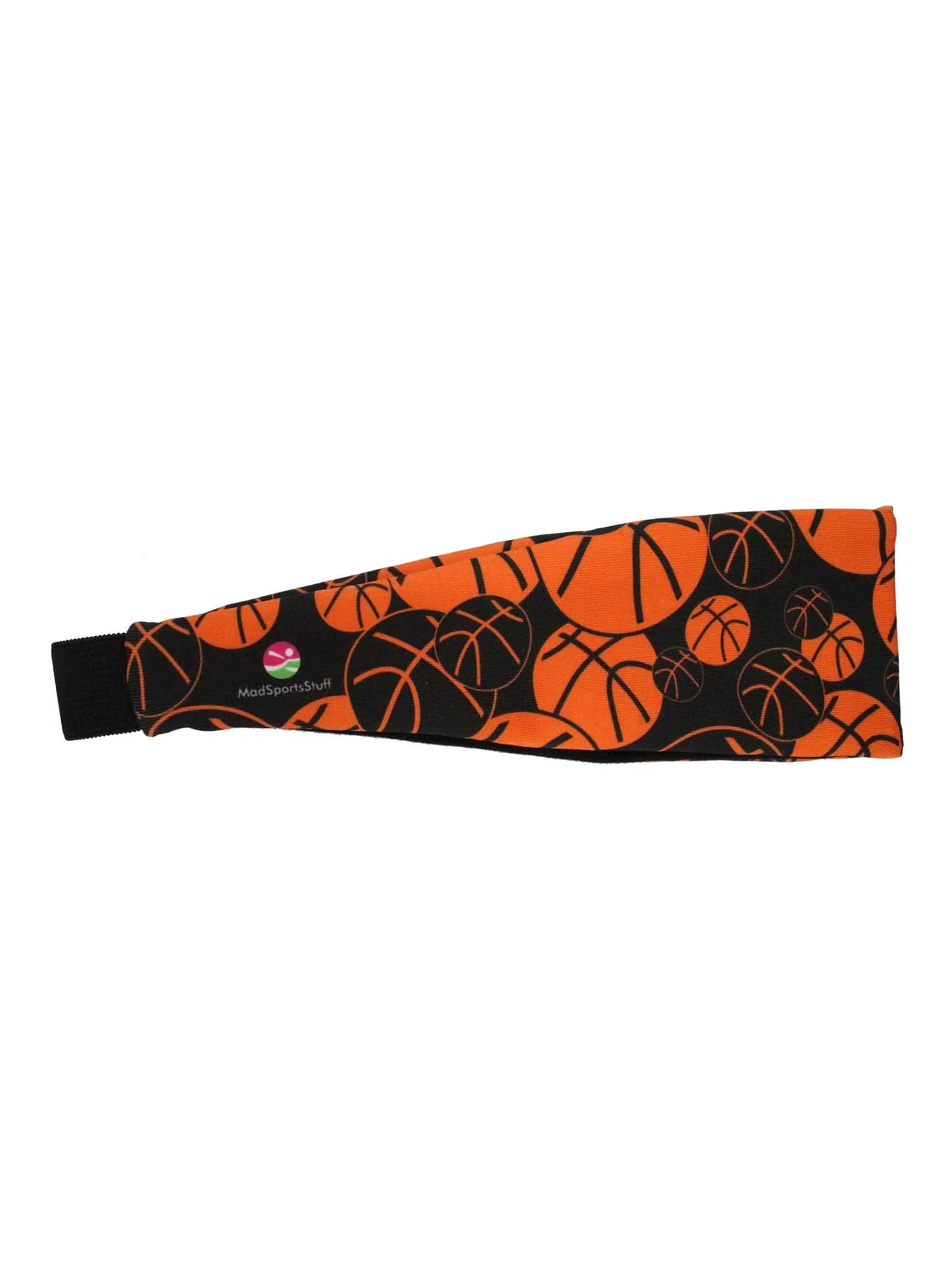 Crazy Girls Basketball Headband with Basketball Logos