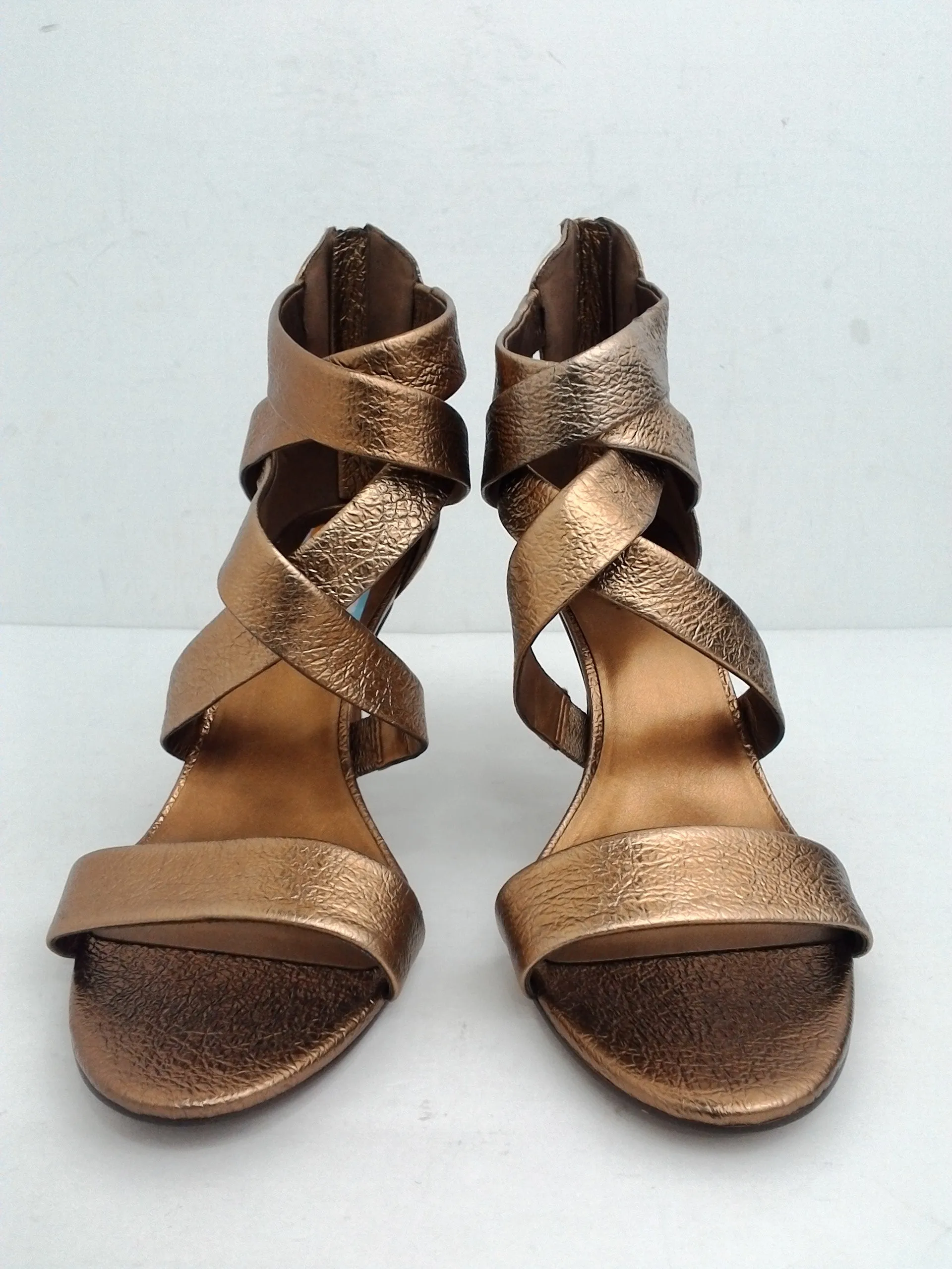 DKNY Women's  Dress Heel Bronze Sandals Size 10 M