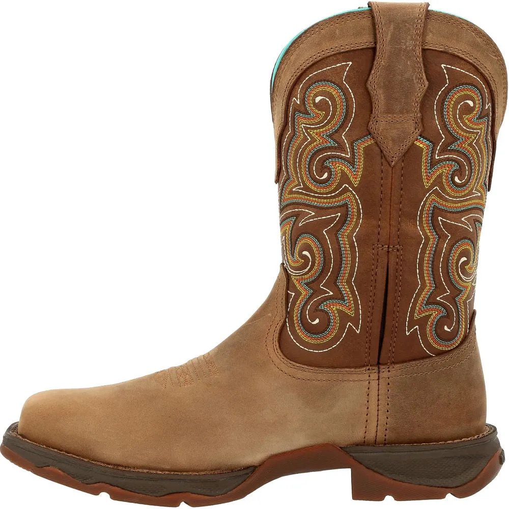 'Durango' Women's Lady Rebel Western EH Comp Toe - Dusty Brown