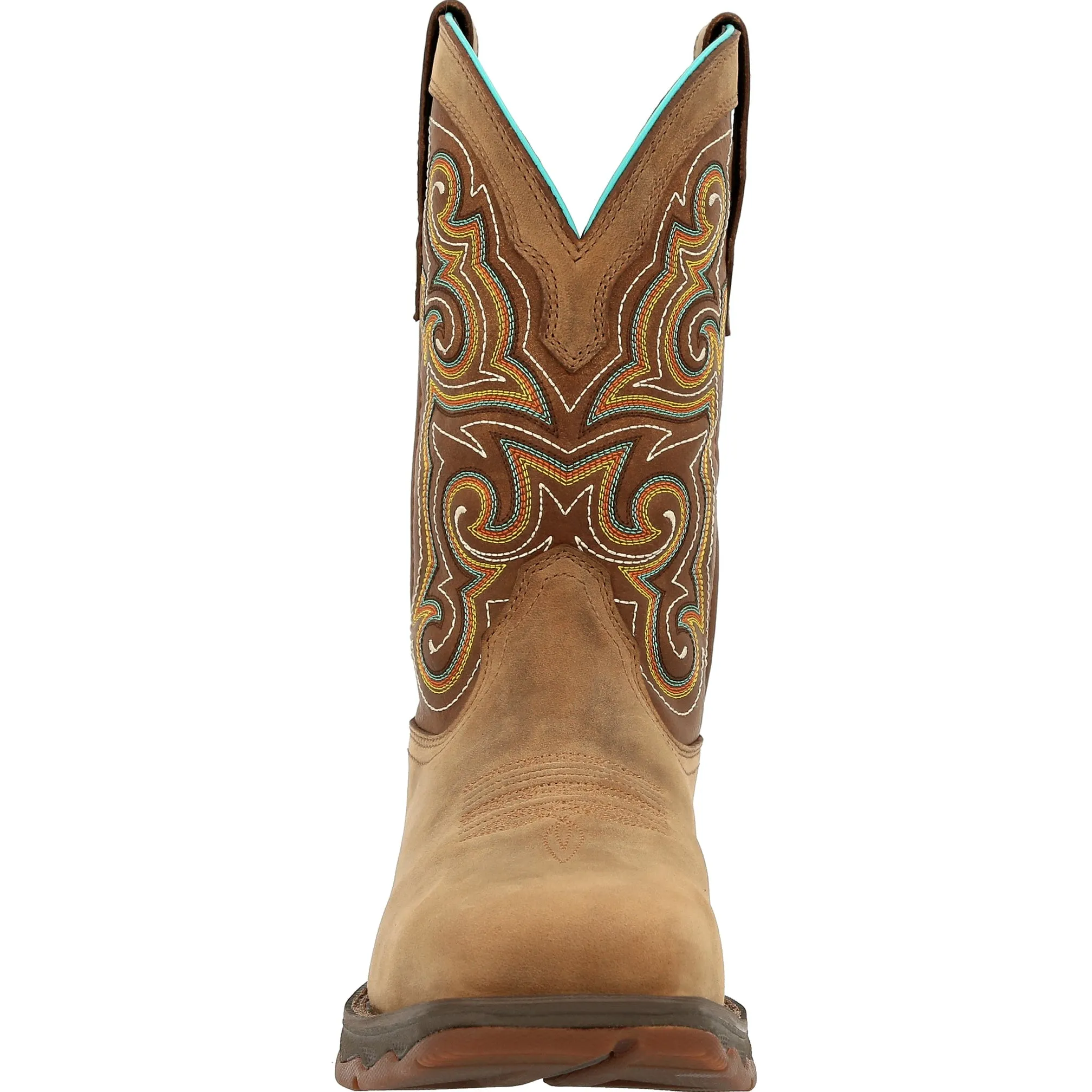 'Durango' Women's Lady Rebel Western EH Comp Toe - Dusty Brown