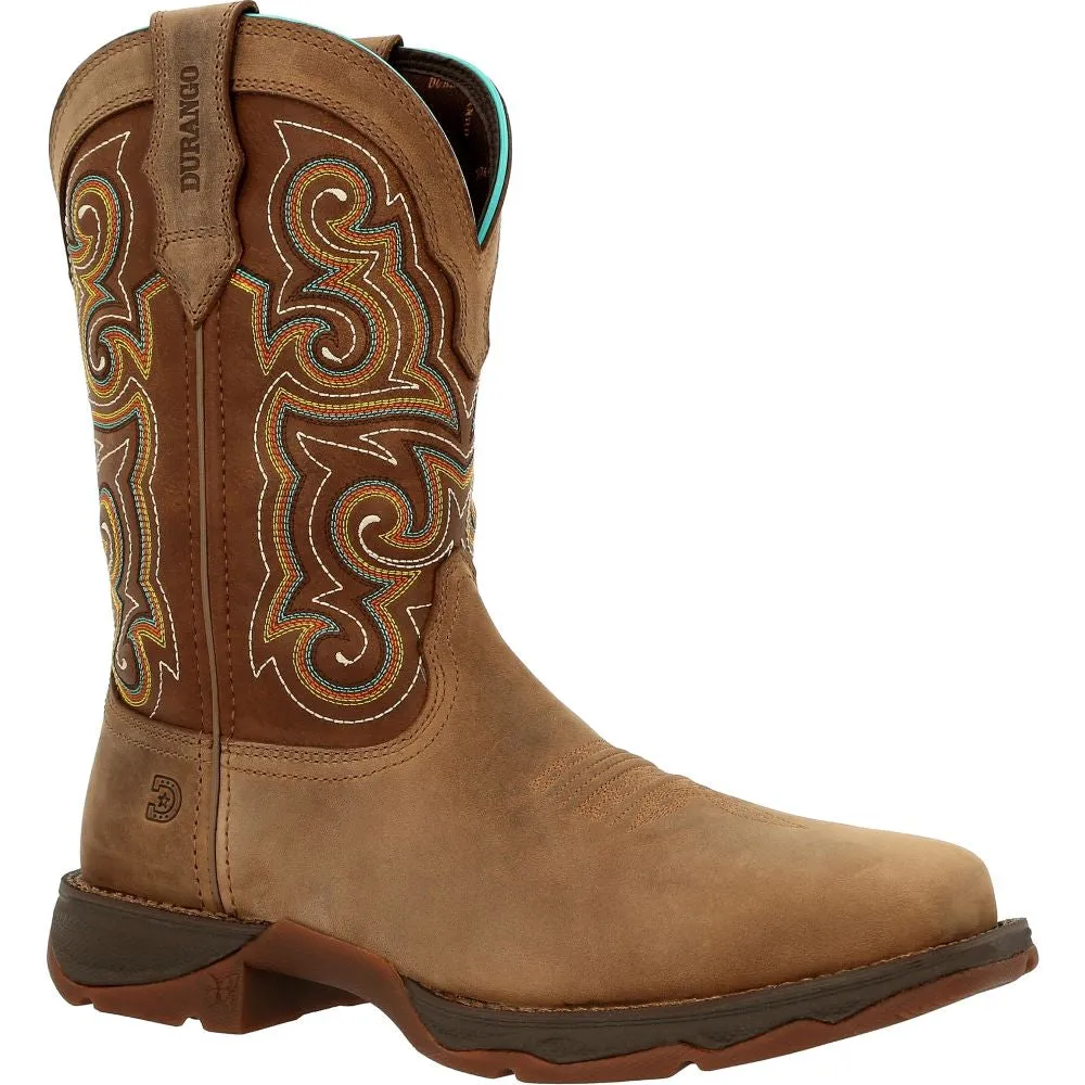 'Durango' Women's Lady Rebel Western EH Comp Toe - Dusty Brown