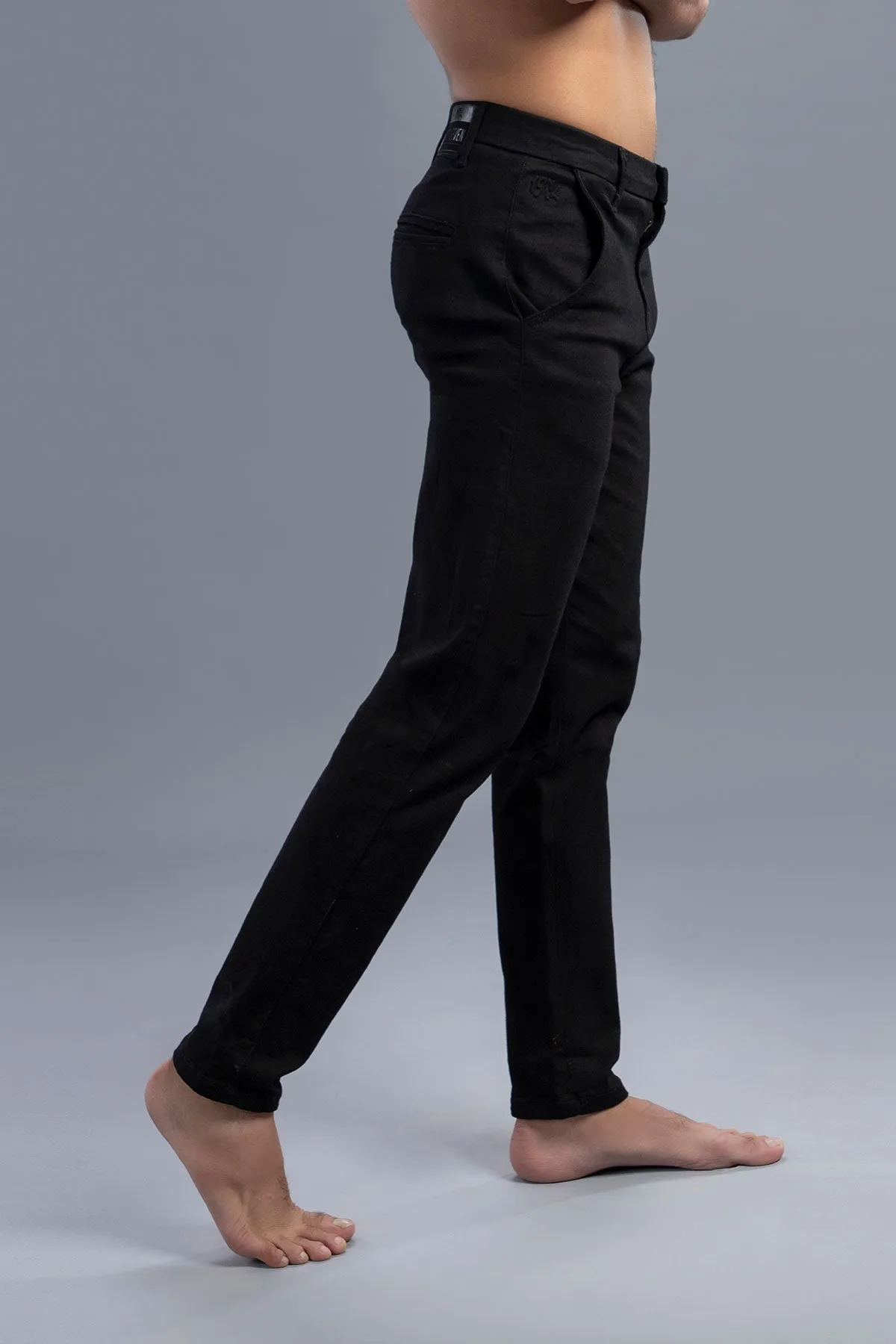 Gonzalez Black Formal Jeans