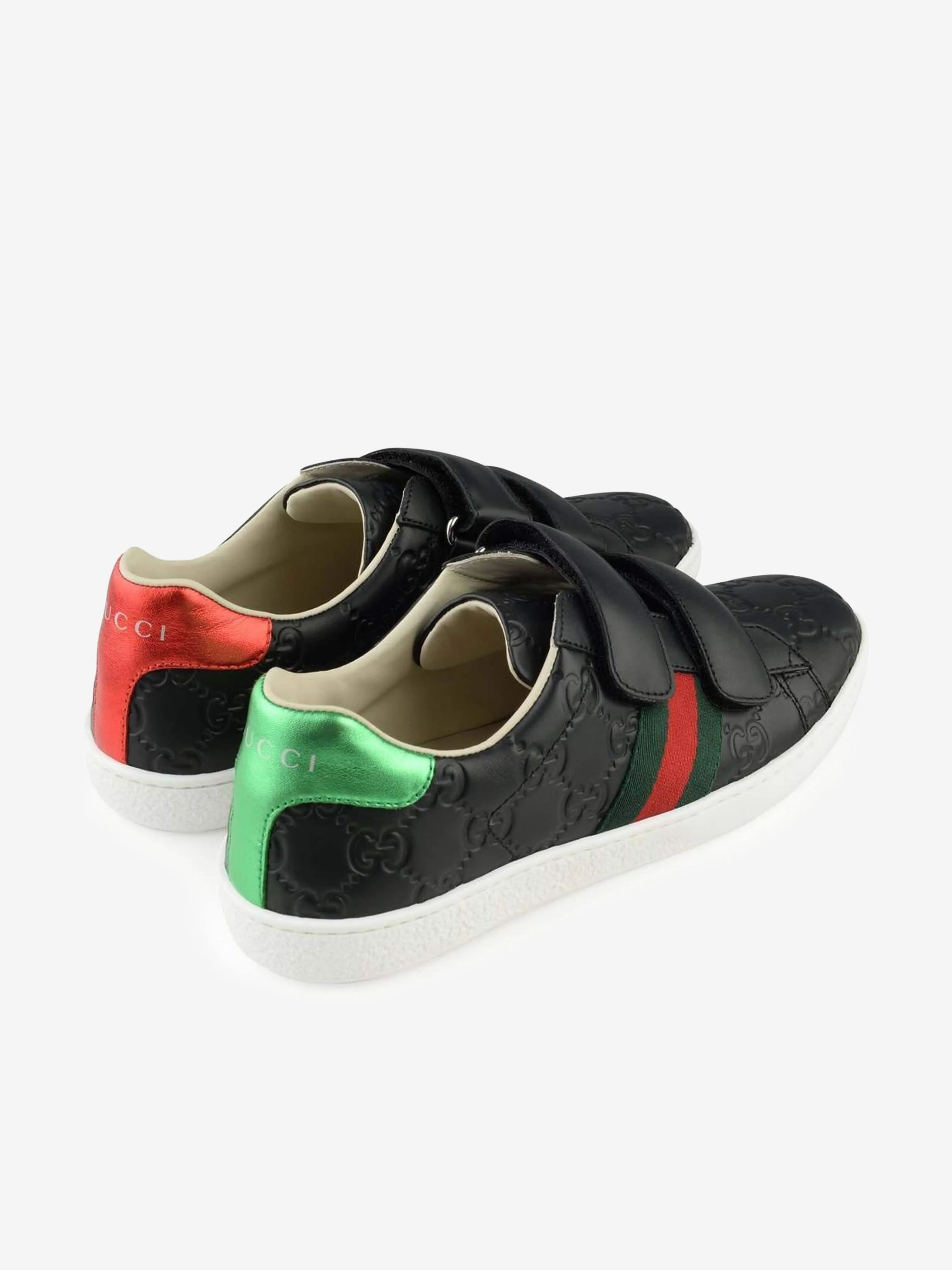 Gucci Leather GG Logo Trainers