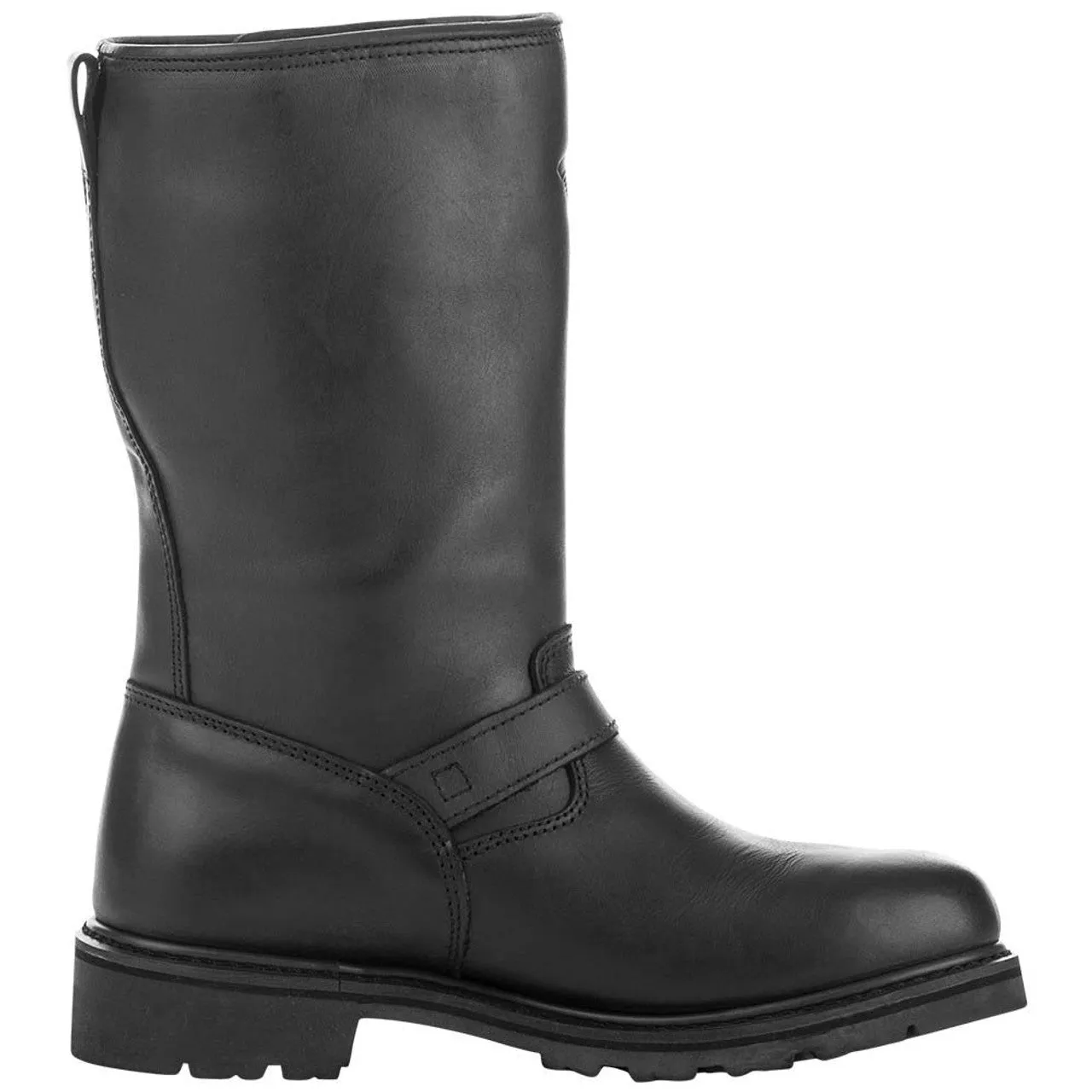 'Highway 21' Tall 12 Primary Engineer Boot - Black