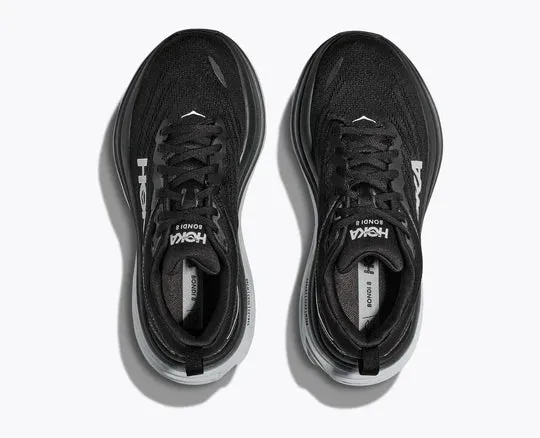 Hoka - Men's Bondi 8 Black/White BWHT 1123202