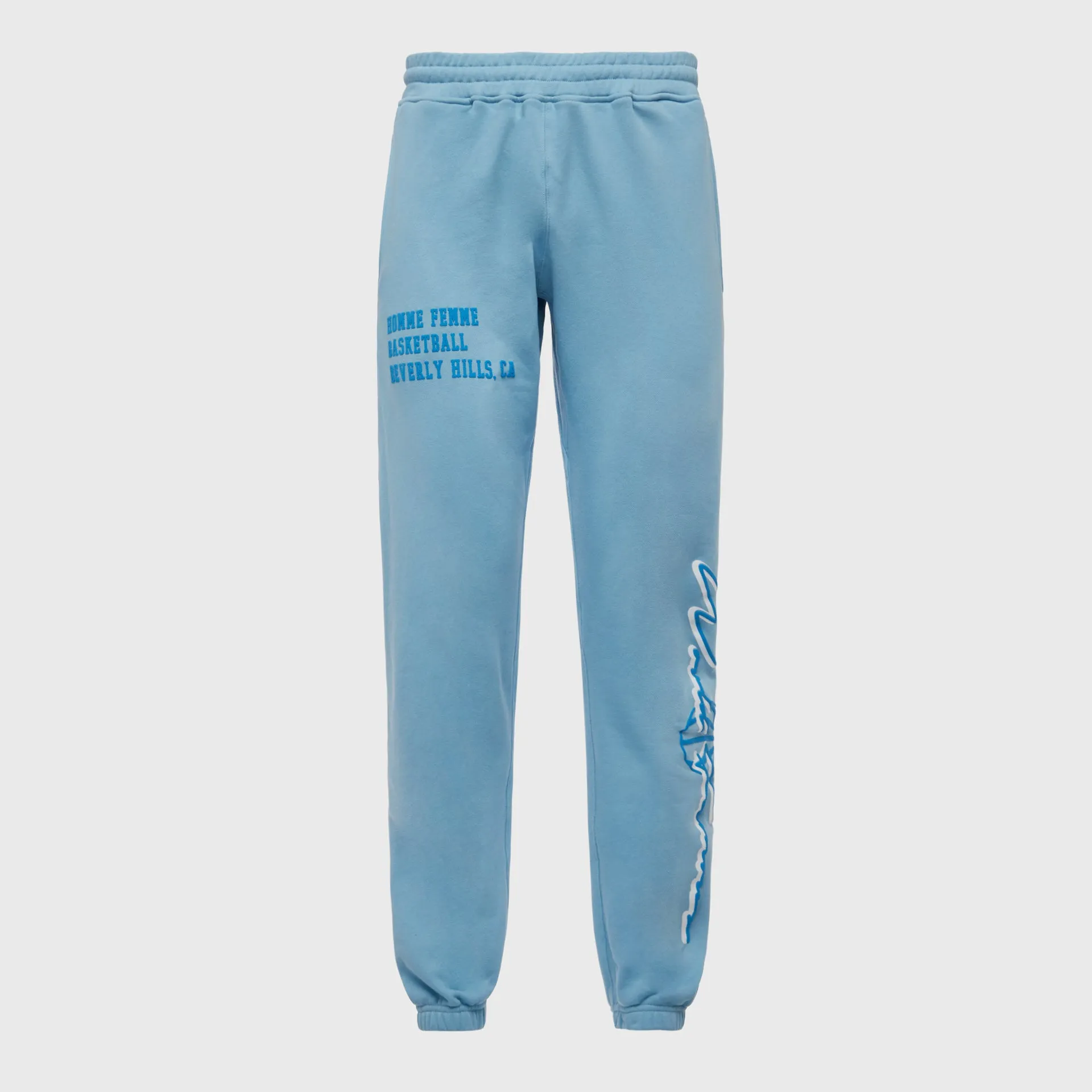 Homme Femme Basketball Sweats Blue