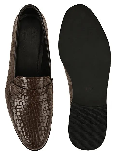 Hugo Brown Crocs For Men