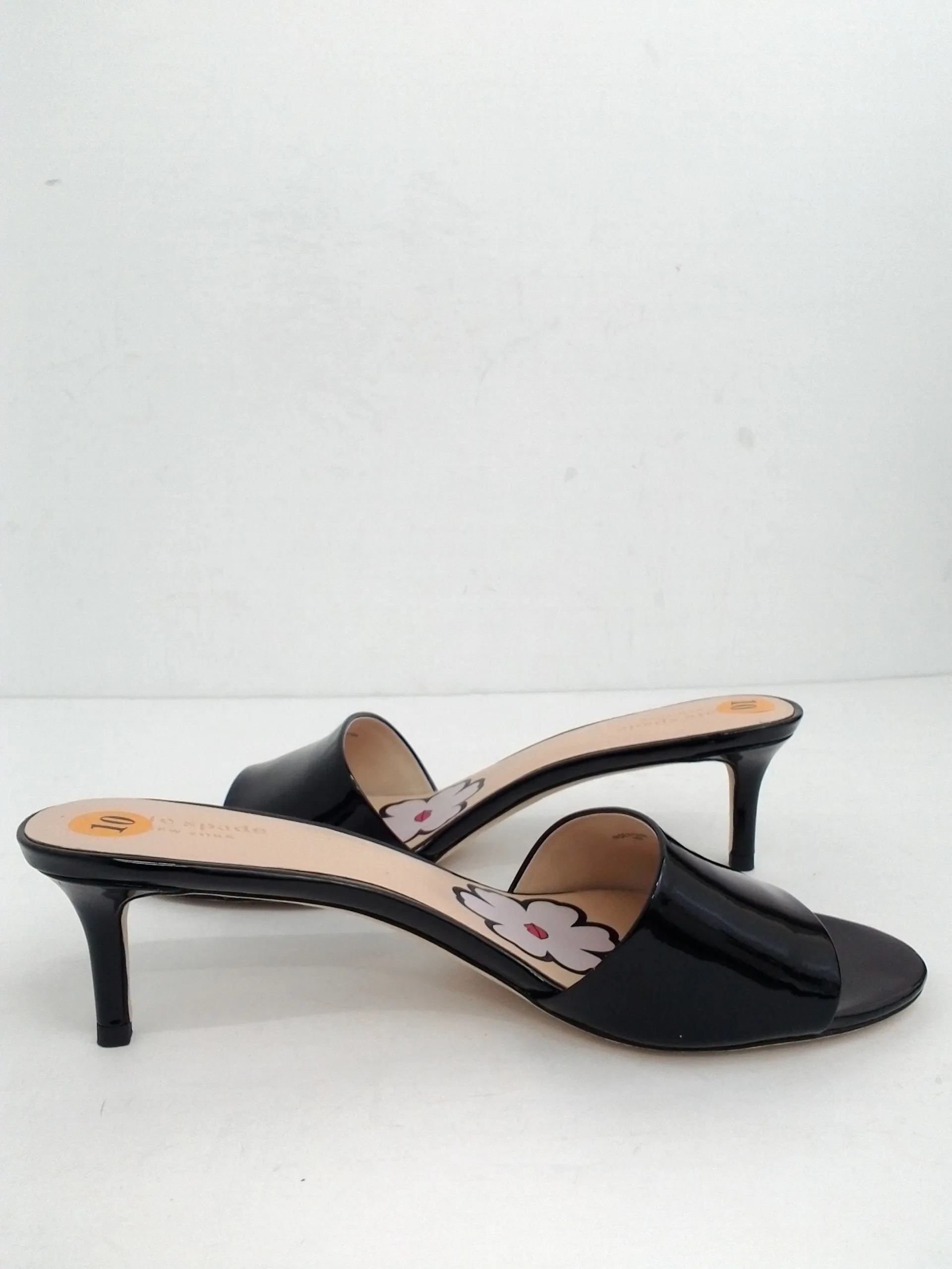 kate Spade New York Women's Slide Black Sandal Size 10 M