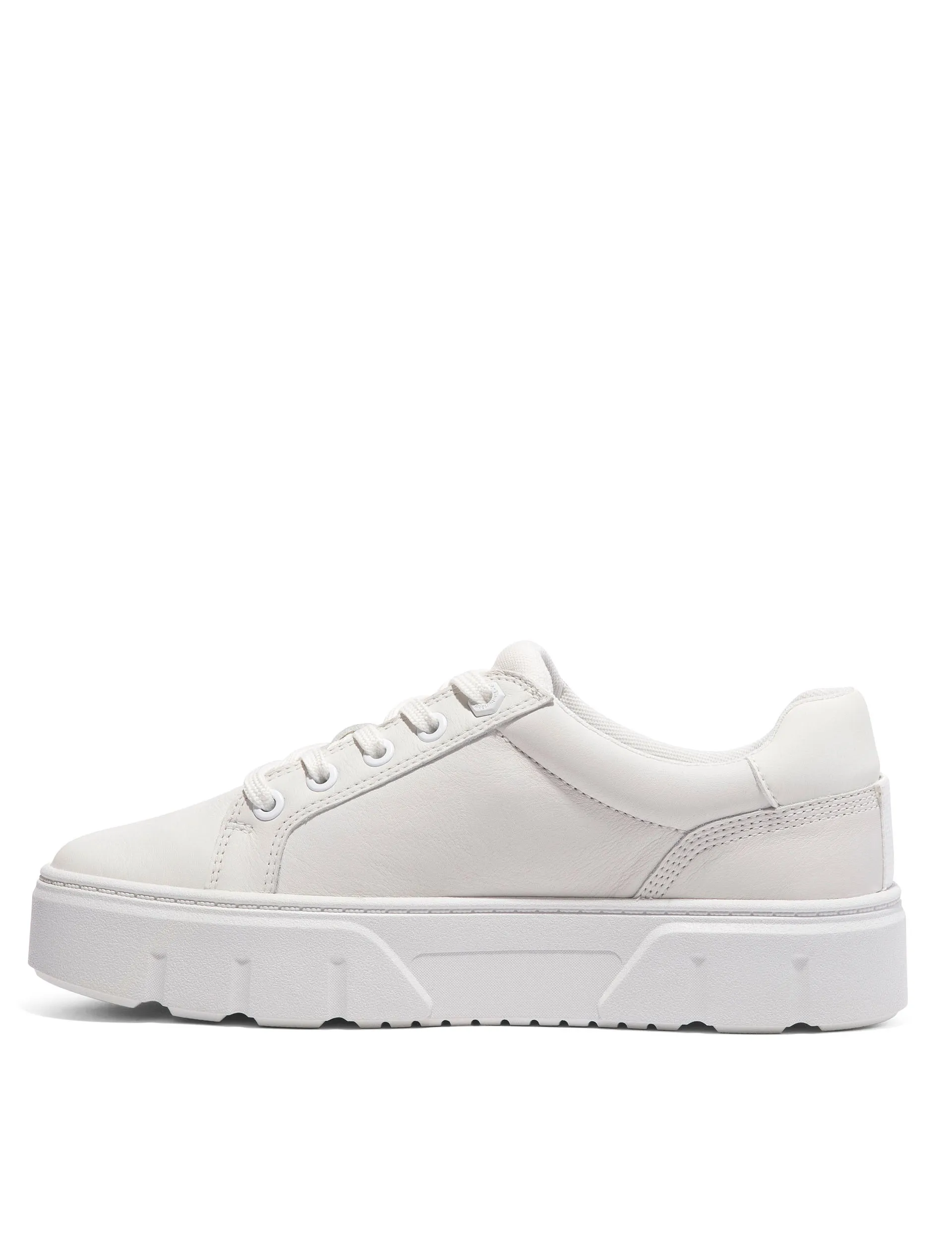 Low Lace-Up Trainer - White
