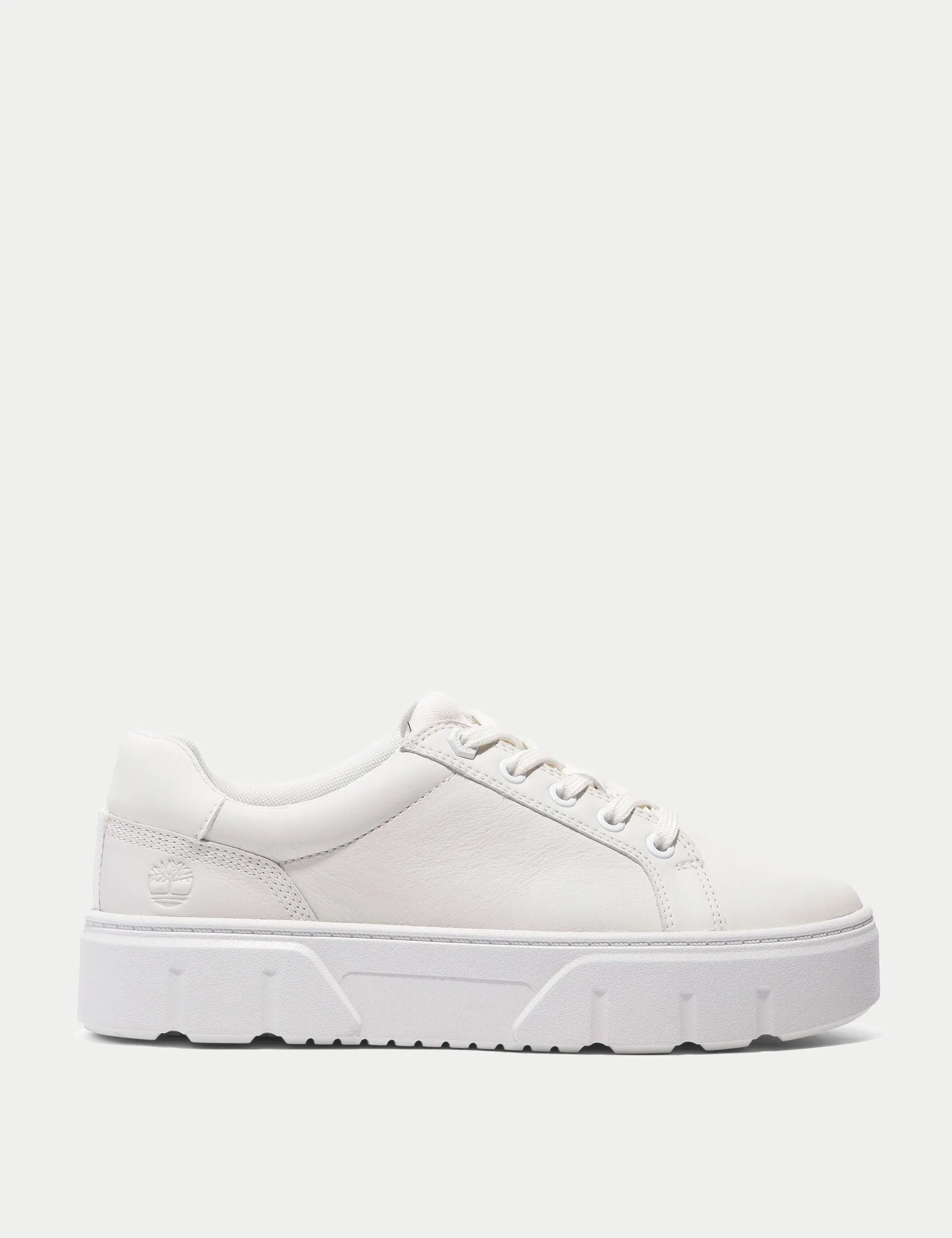 Low Lace-Up Trainer - White