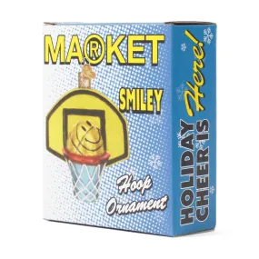 Market Smiley Basketball Ornament Hoop "Multi"