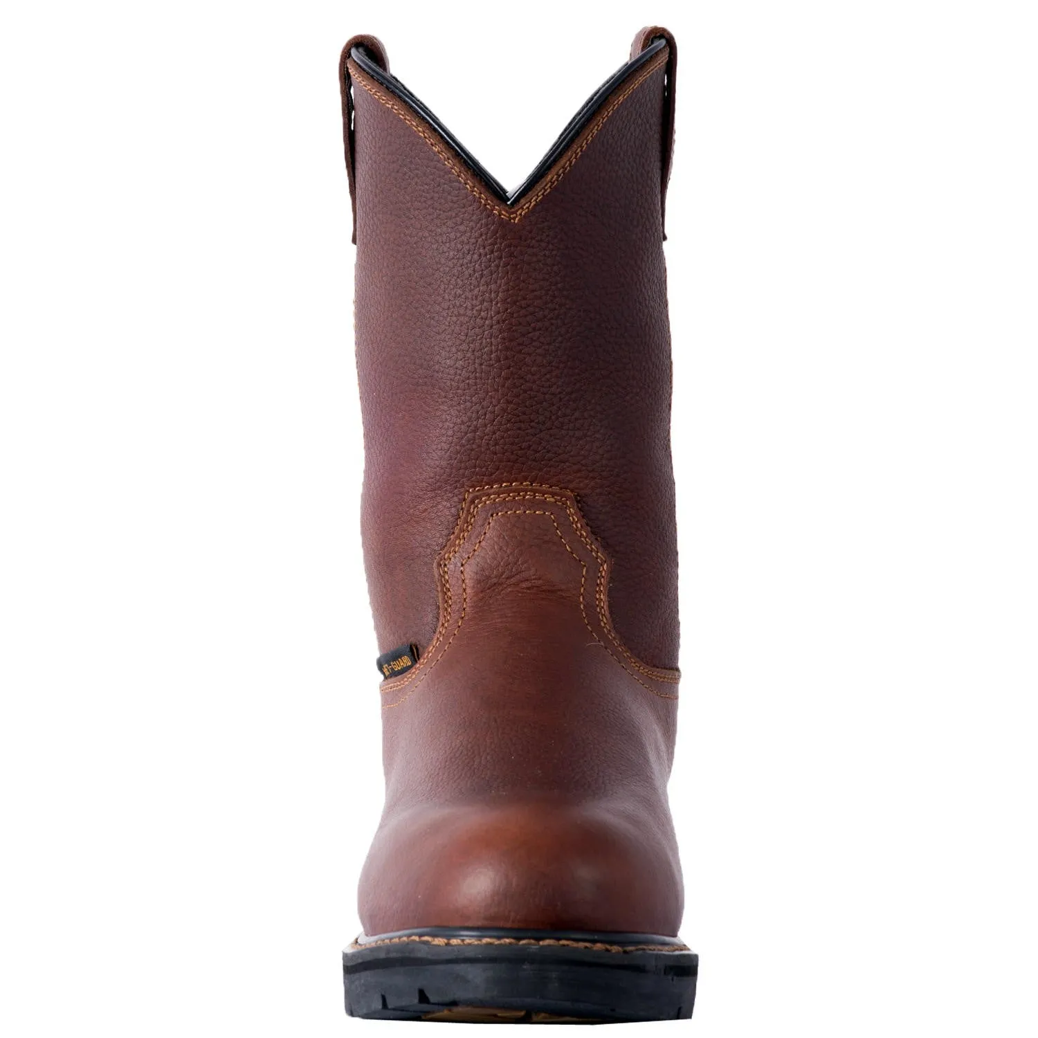 'McRae' Men's 11" Internal Met Guard EH Steel Toe Pull On - Brown