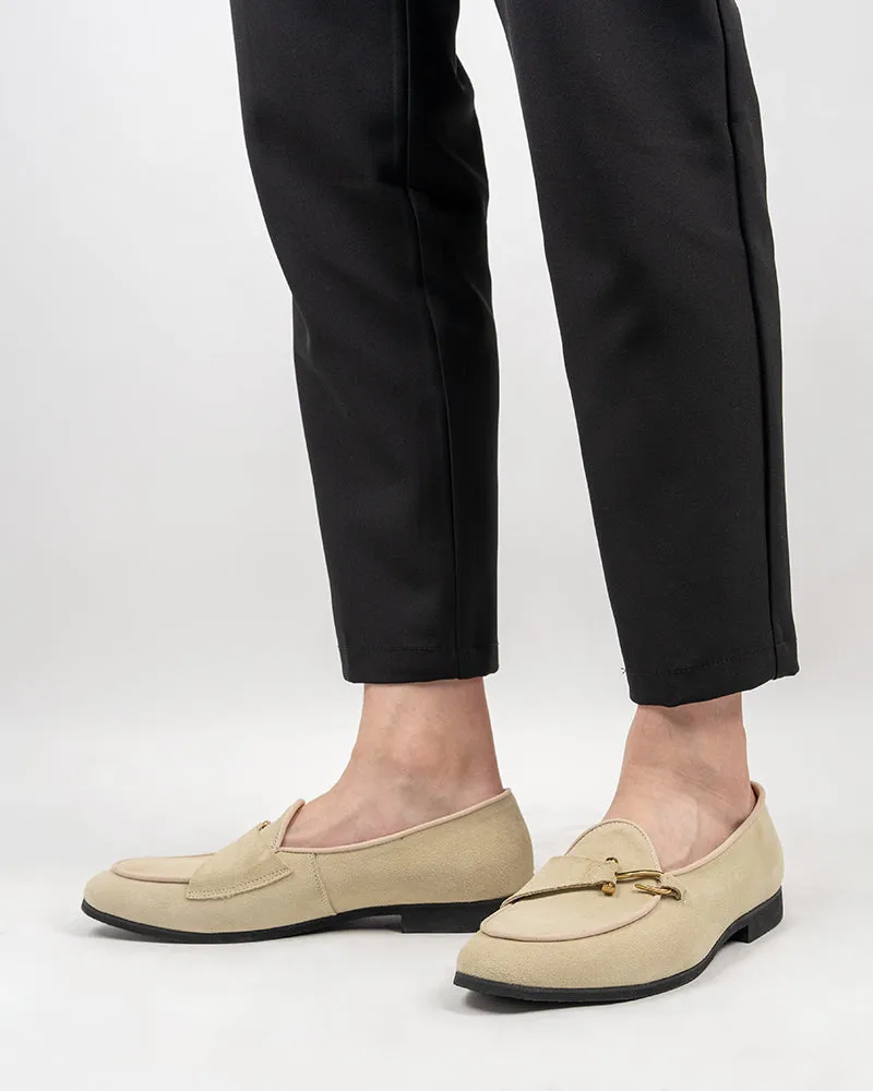 Men's Casual Suede Slip On Flats Boat Loafers