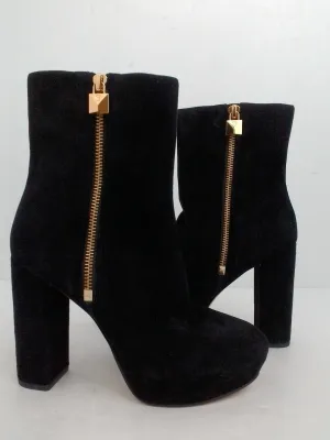 Michael Kors Women's Black Suede Booties Sizes 6 M, 8.5 M