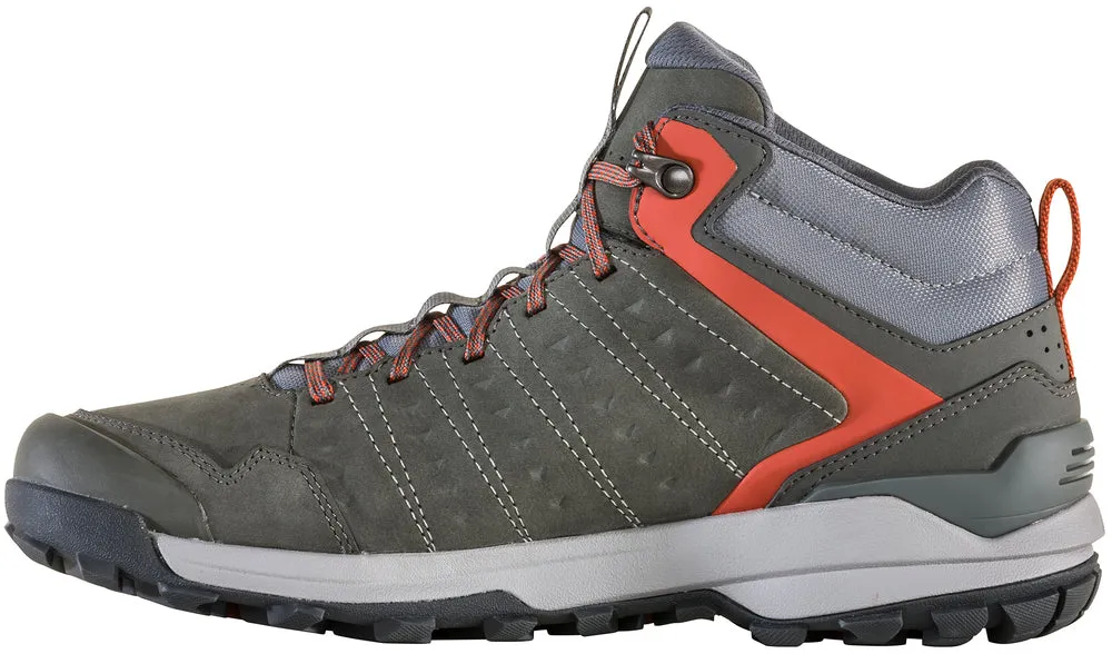 'Oboz' Men's Sypes Leather WP Mid Hiker - Gunmetal