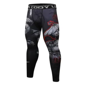 Panda 'Samurai' Compression Leggings Spats